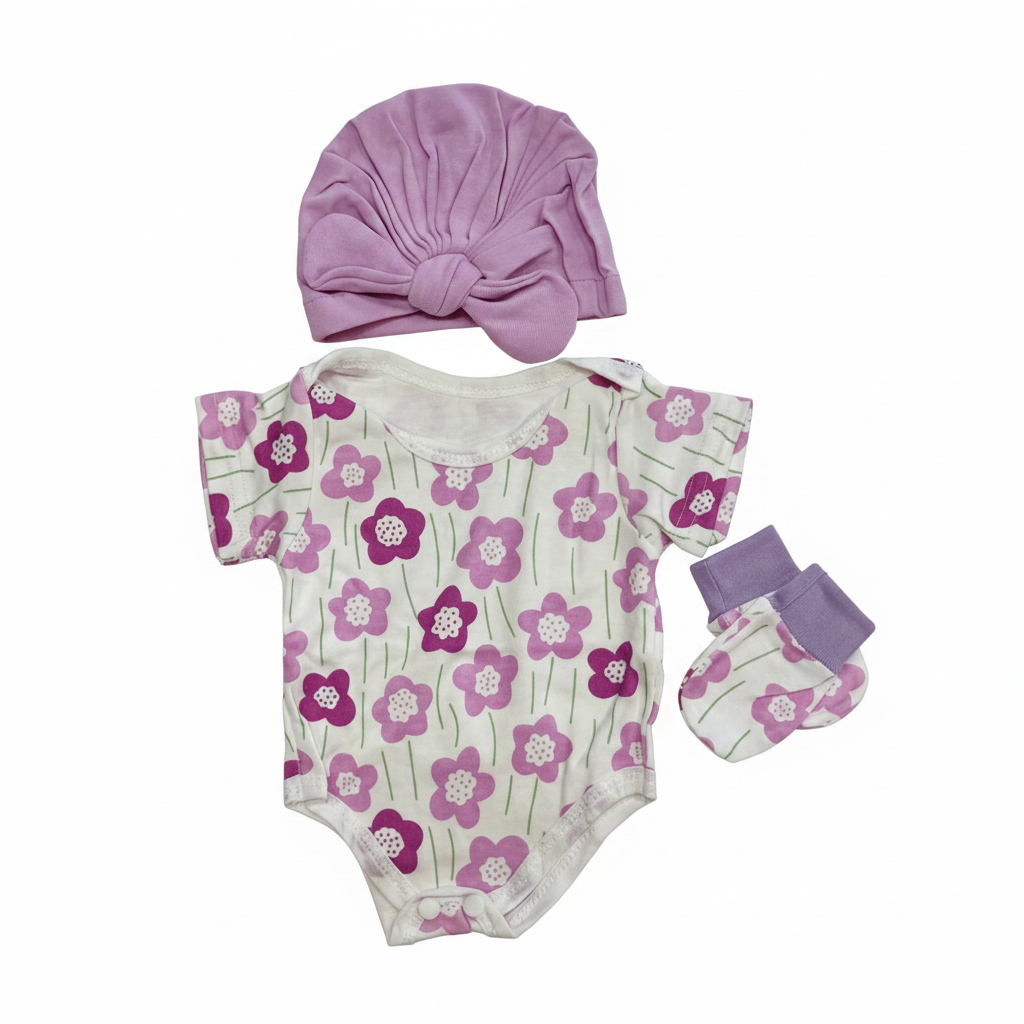 3-Piece Onesie Set (detail) — Little Mamas Nursery
